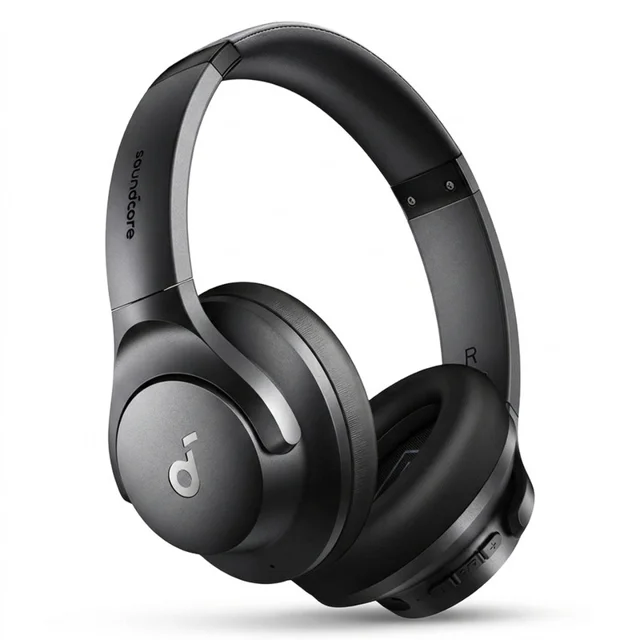 هدفون بلوتوثی انکر مدل Soundcore Q20i با نویز کنسلینگ فعال (ANC)، درگاه شارژ USB Type-C، دارای 2 میک
