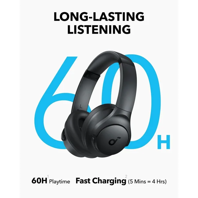 هدفون بلوتوثی انکر مدل Soundcore Q11i بدون قابلیت نویز کنسلینگ، درگاه شارژ USB Type-C، دار 102763063