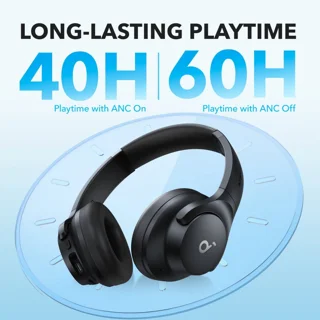 هدفون بلوتوثی انکر مدل Soundcore Q20i با نویز کنسلینگ فعال (ANC)، درگاه شارژ USB Type-C، د 102762995