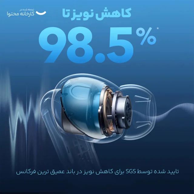هدفون بلوتوثی انکر مدل Soundcore Liberty 4 NC با نویز کنسلینگ فعال (ANC)، درگاه شارژ USB T 102754298